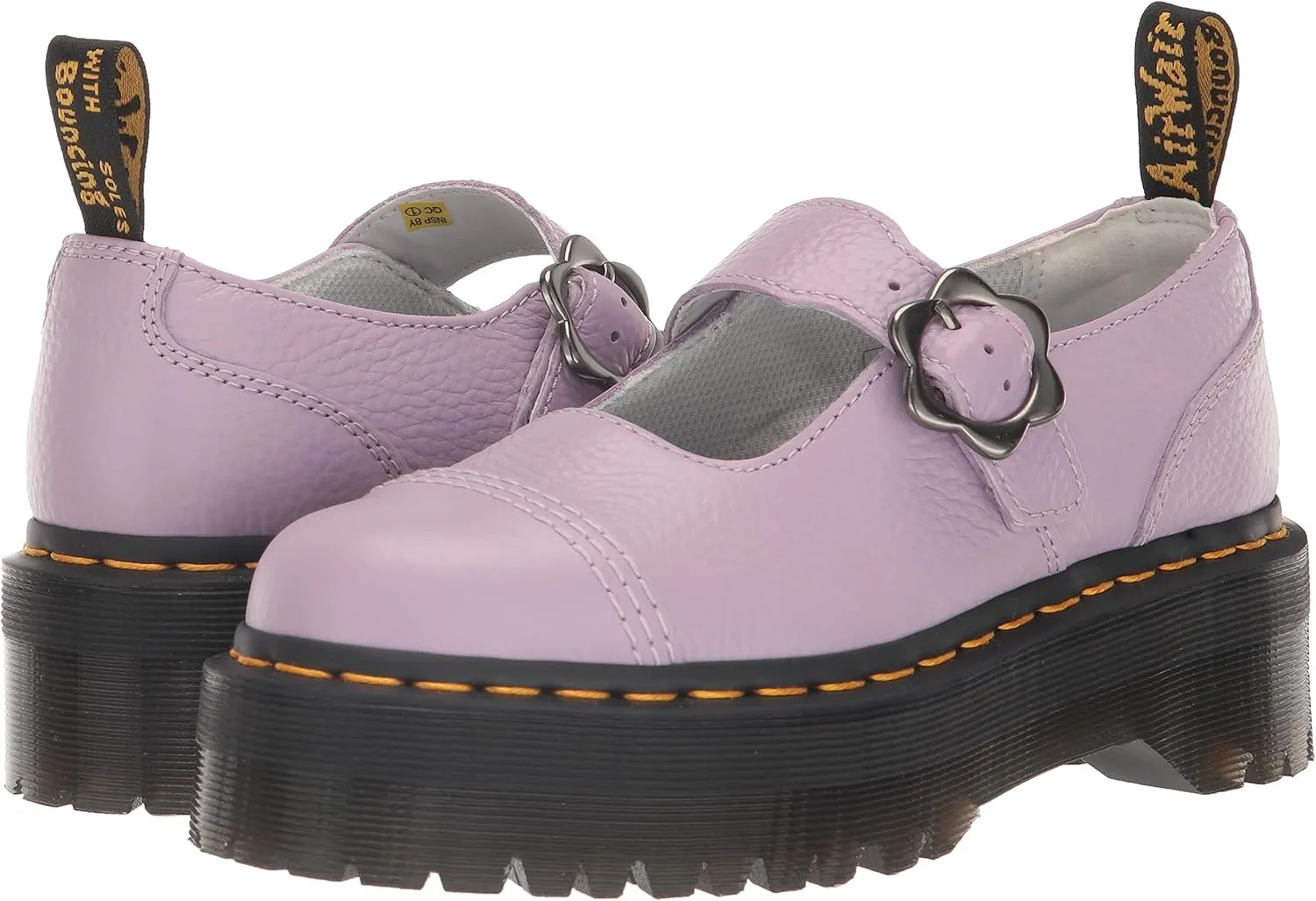 Dr. Martens Women's Addina Flower Mary Jane Flat