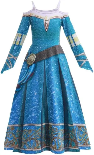 Dressy Daisy Toddler Little Girls Medieval Princess Fancy Dress Up Halloween Costume Birthday Party Outfit Size 3T to 16