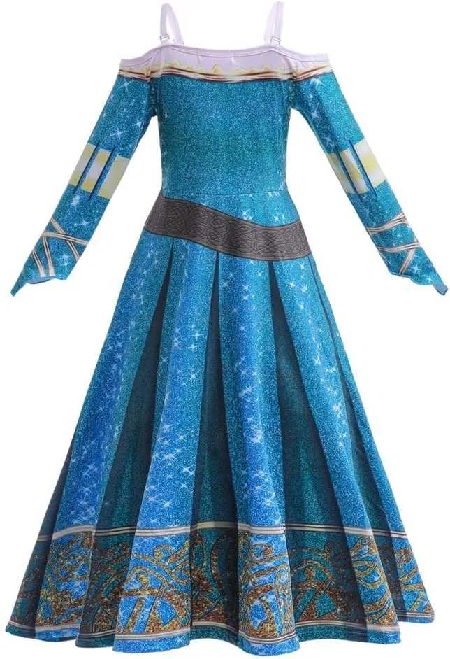 Dressy Daisy Toddler Little Girls Medieval Princess Fancy Dress Up Halloween Costume Birthday Party Outfit Size 3T to 16