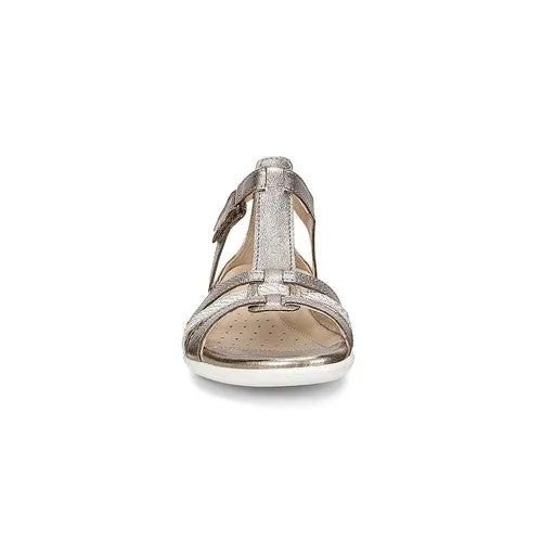 Ecco Ladies Flat Sandals - 240873 - Pewter
