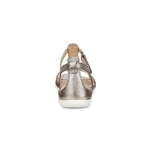 Ecco Ladies Flat Sandals - 240873 - Pewter