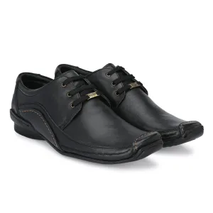 Egoss Casual Derby Lace Up Leather Shoes For Men