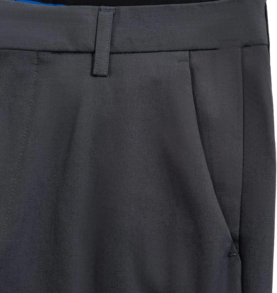 ESSYSHE Men’s Cropped Slim Fit Dress Pants Tapered Ankle Dress Pants Suit Pants