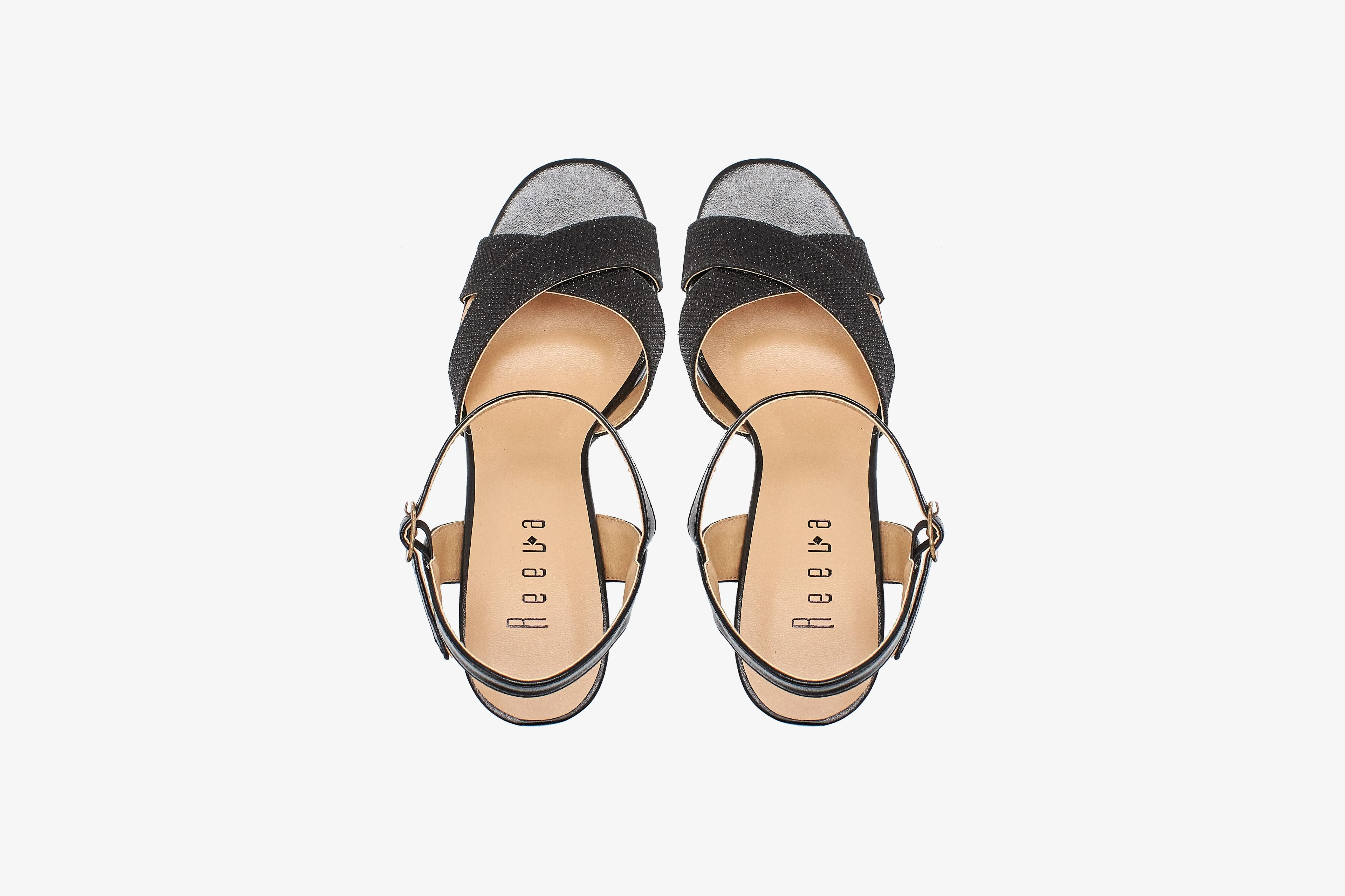 Fancy Block Heel Sandals