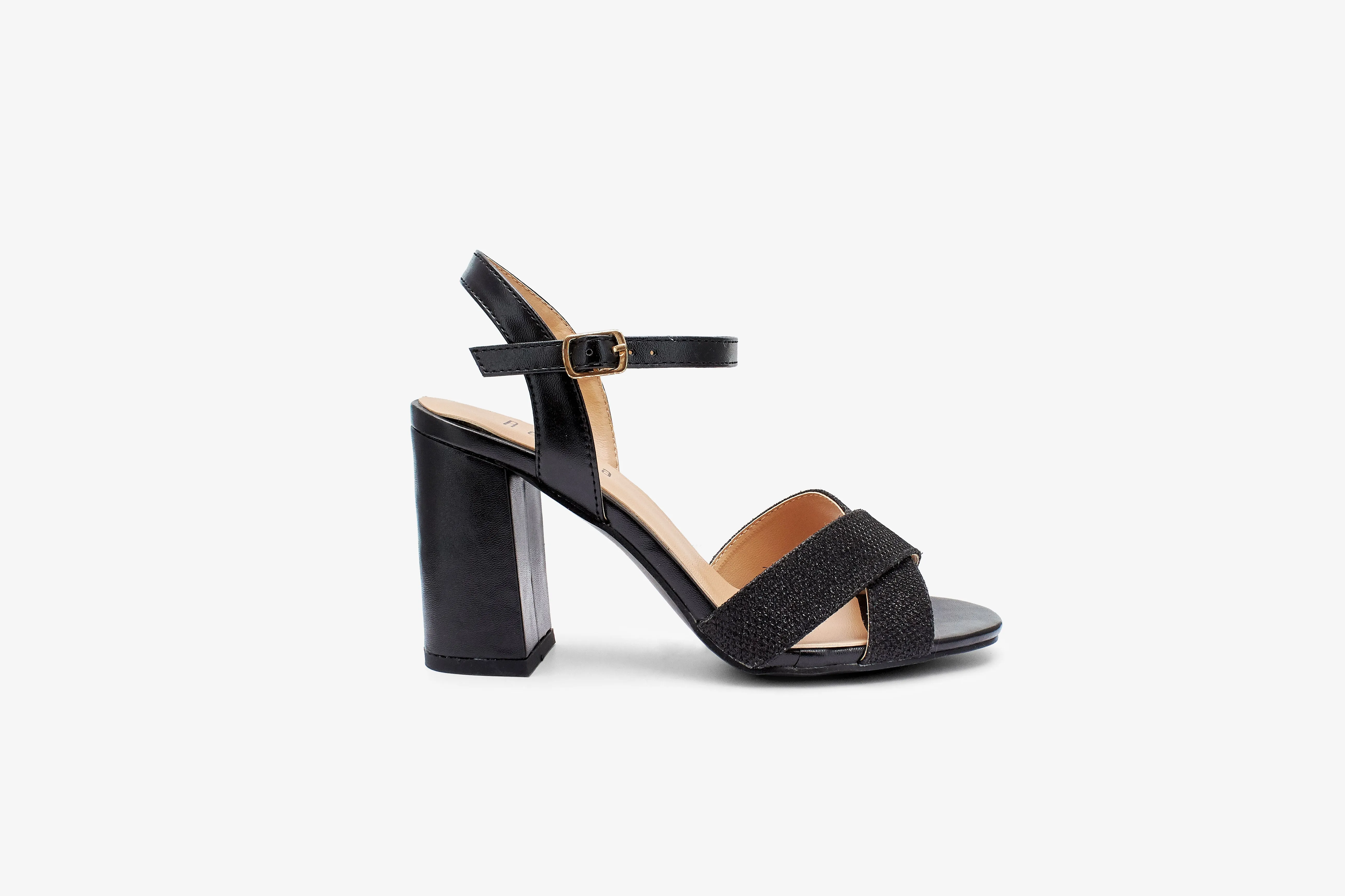 Fancy Block Heel Sandals