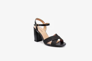 Fancy Block Heel Sandals