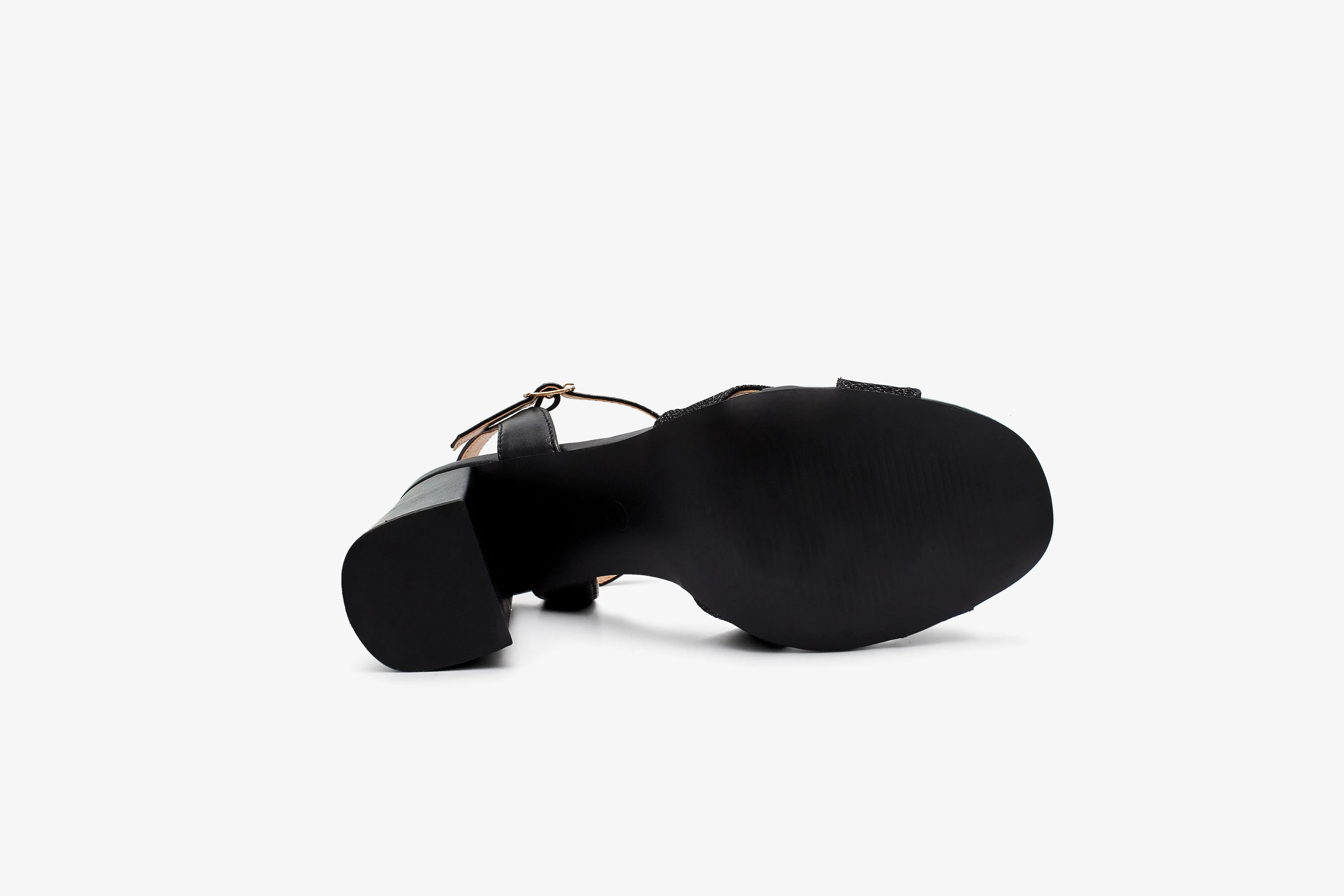 Fancy Block Heel Sandals