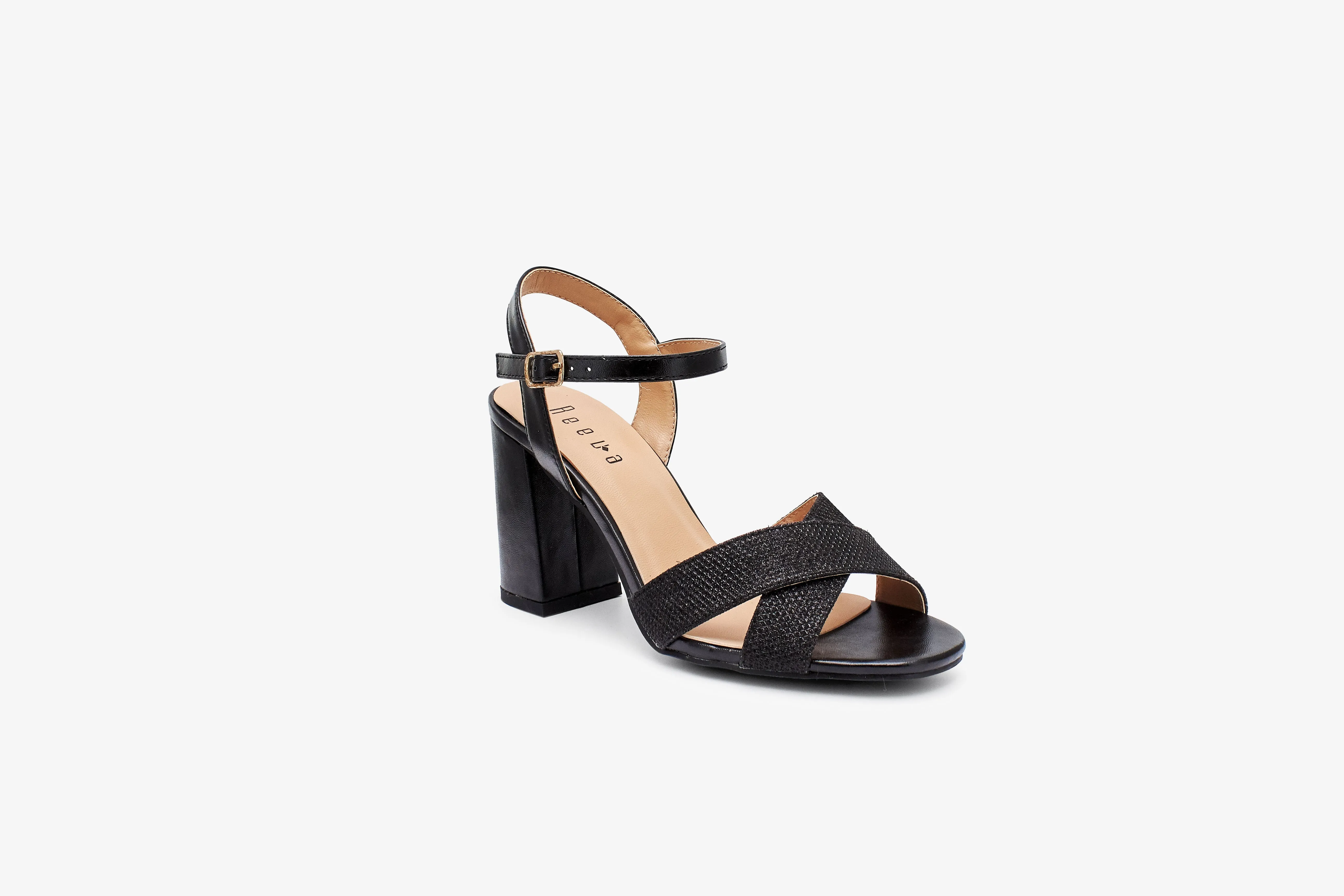 Fancy Block Heel Sandals