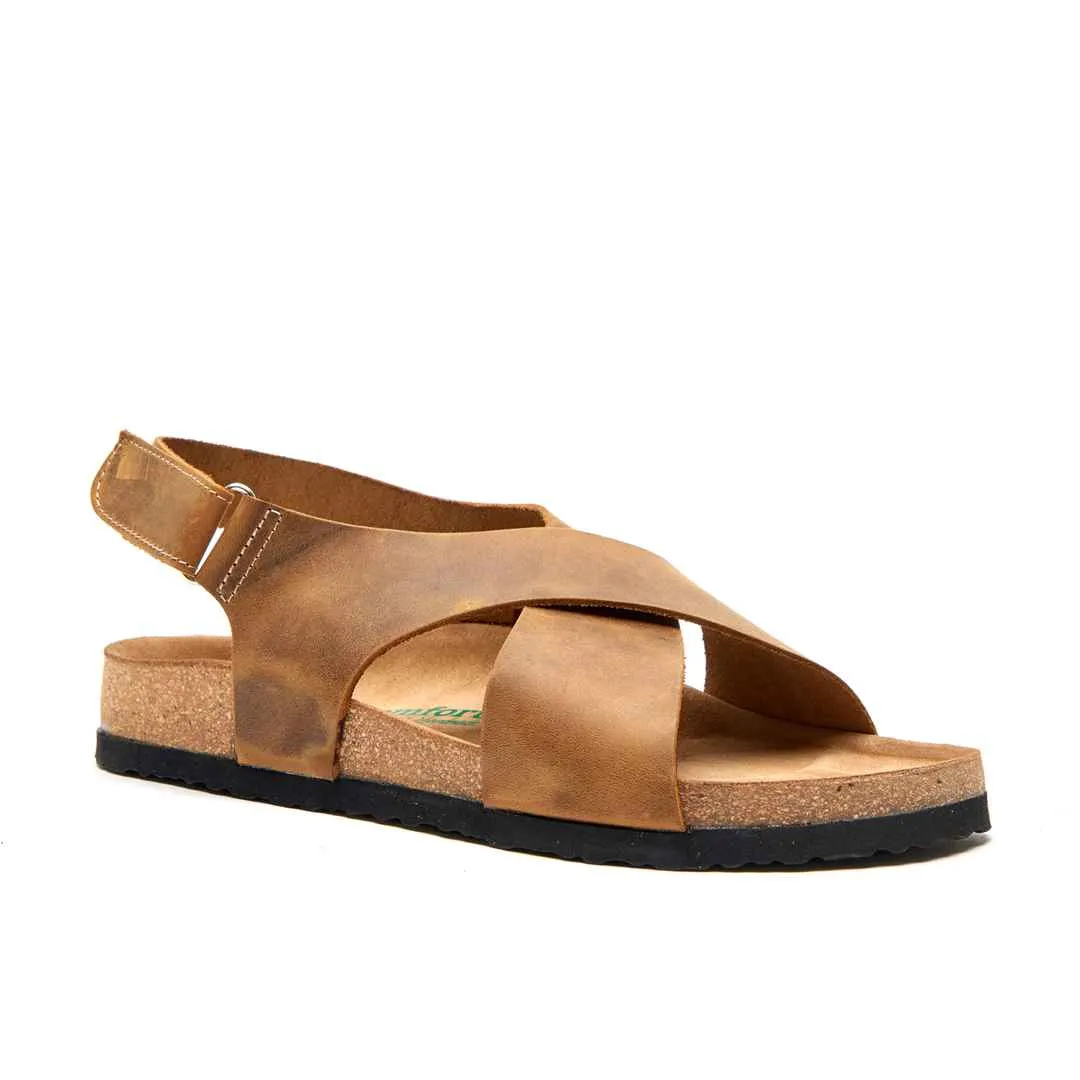 Fayette - Genuine Leather Orthopedic Arch Support Flat Sandals