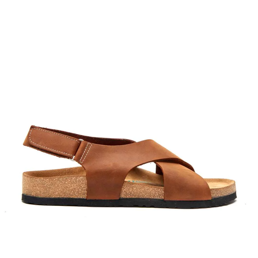Fayette - Genuine Leather Orthopedic Arch Support Flat Sandals