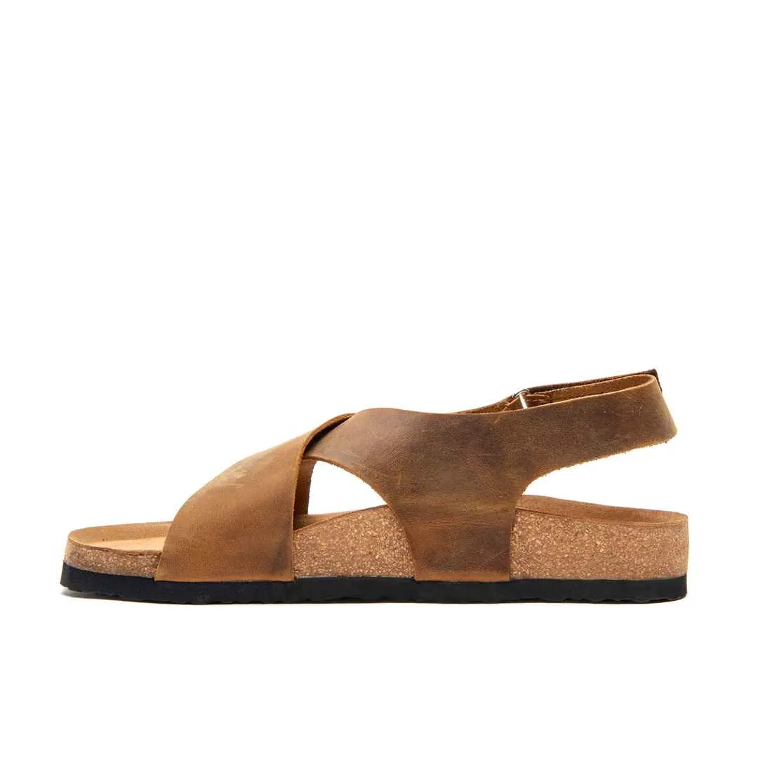 Fayette - Genuine Leather Orthopedic Arch Support Flat Sandals