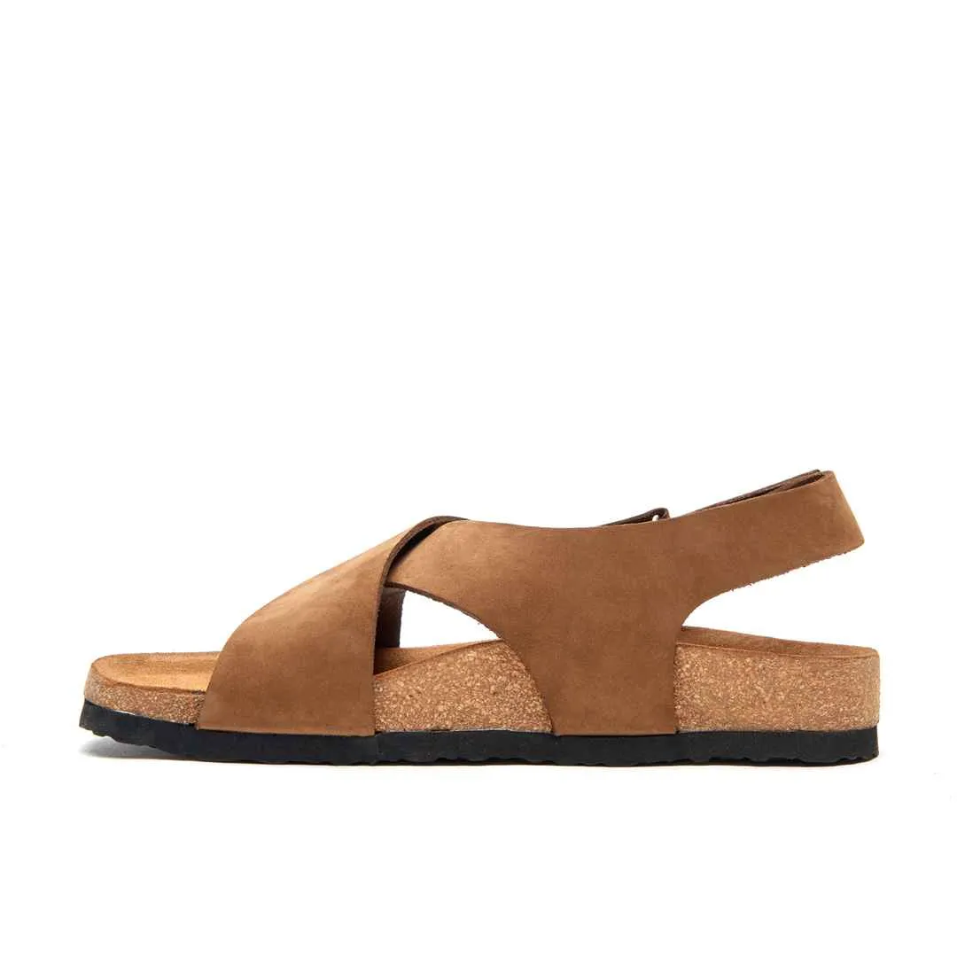 Fayette - Genuine Leather Orthopedic Arch Support Flat Sandals