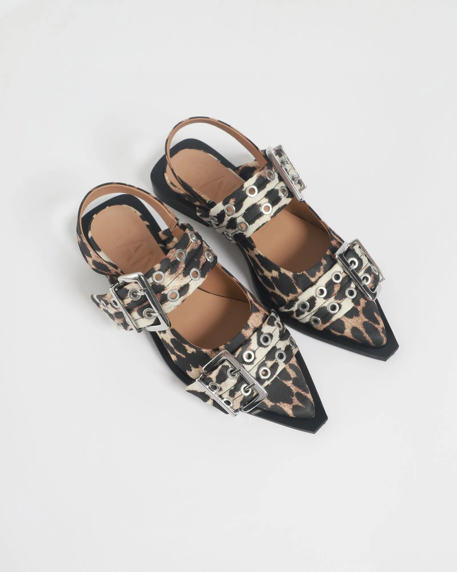Feminine Buckle Ballerinas