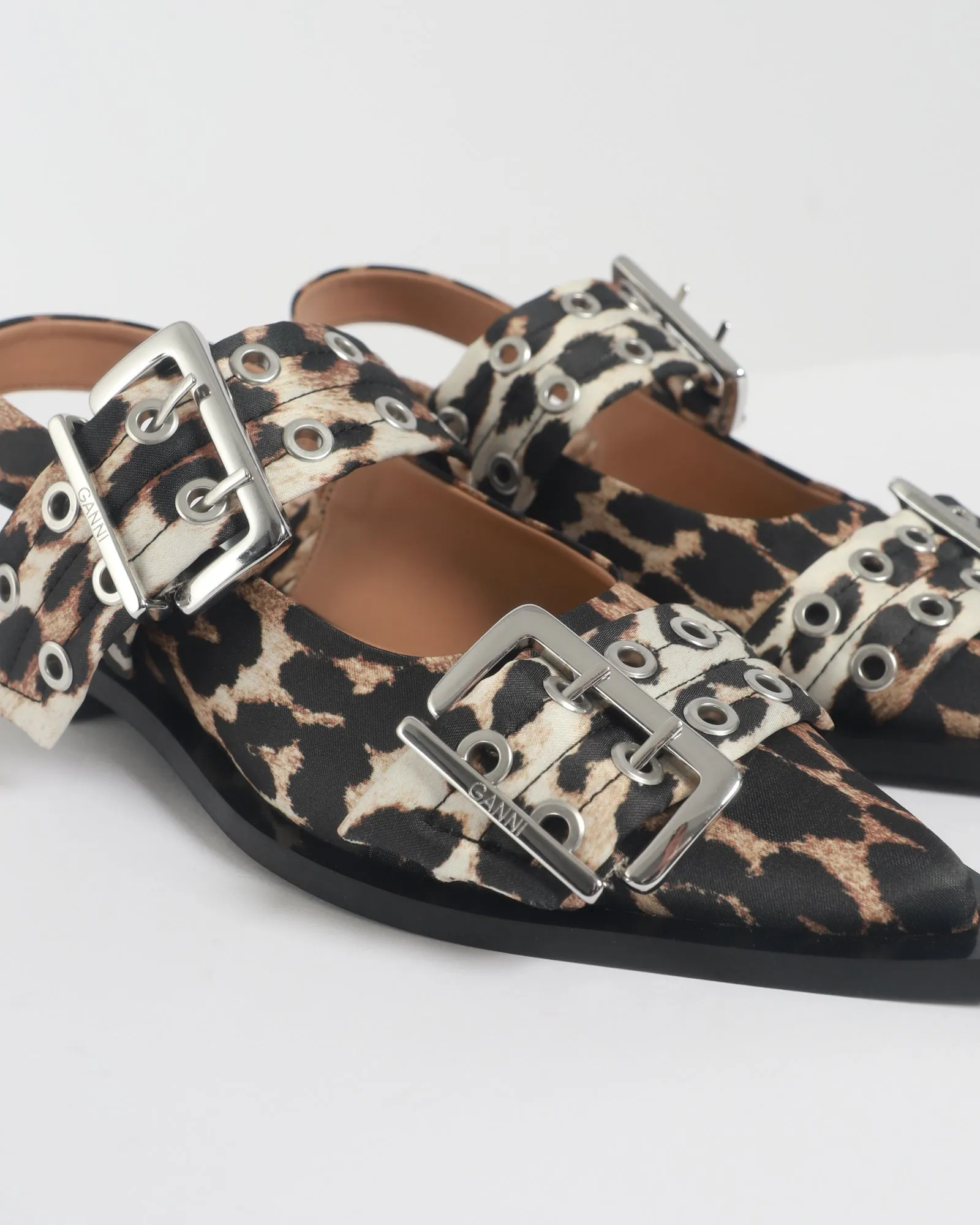 Feminine Buckle Ballerinas