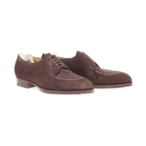 Five eyelet split toe Derby with hand stitched apron