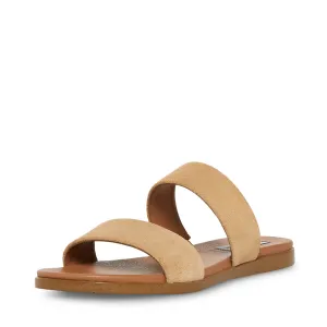 Flat Steve Strap Unbelievable deal Taupe Sandals Dual Flat Double Two Madden Suede Sandals Piece Wholesale pricing