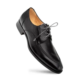 Fratello Split-Toe Deer Lace up-Black | Mezlan