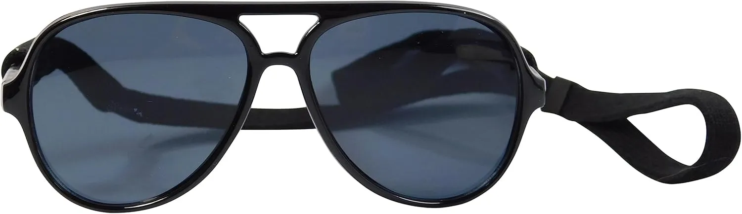 G010 Dog Pet Costume Prop Aviator Sunglasses Medium Breeds 20-40 lbs (2-Pack (Black Black))