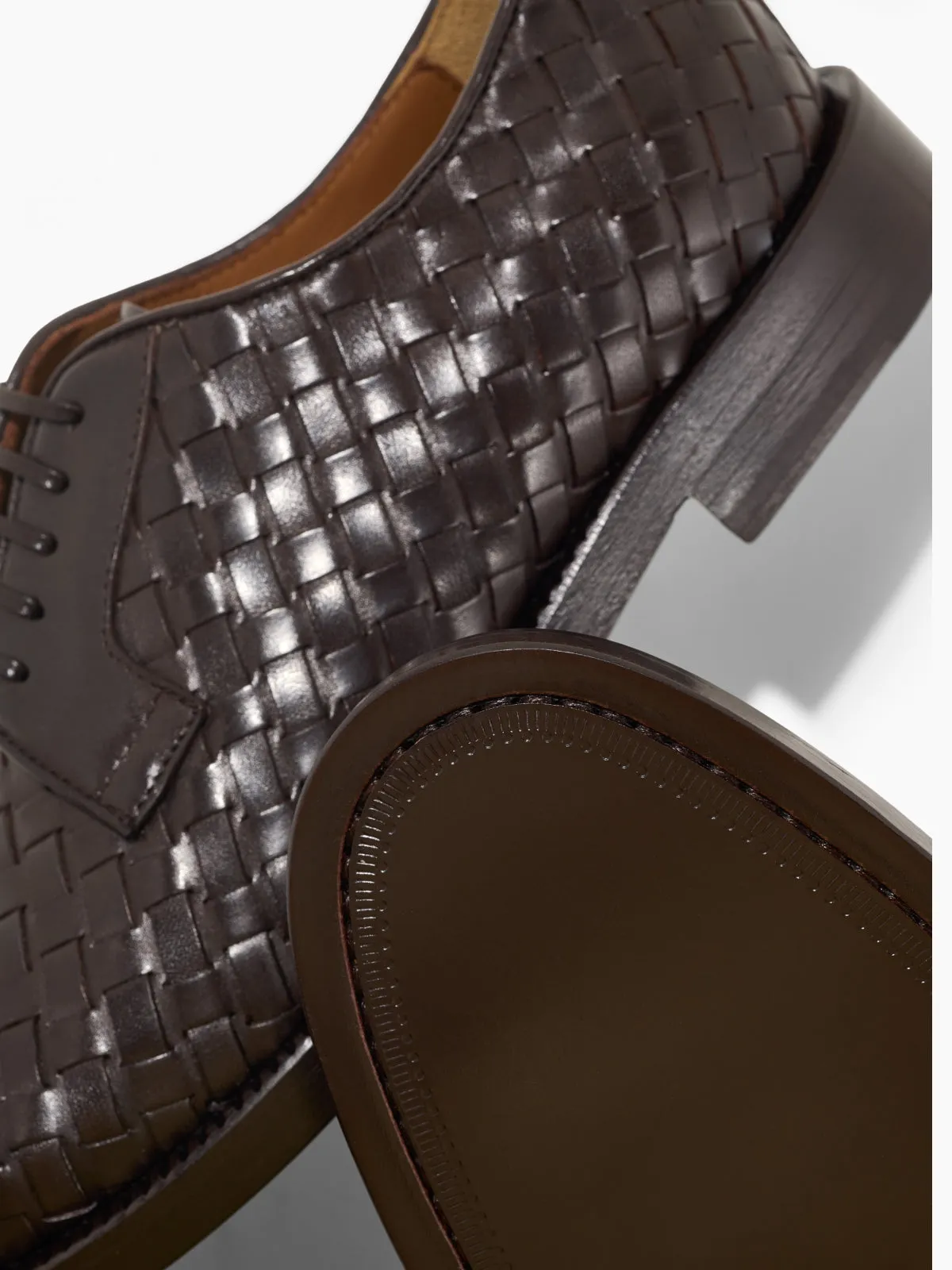 GABU Woven Lace-up Derby