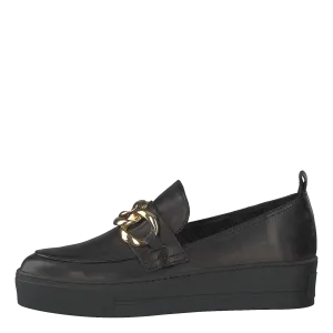 Gold Chain Slip On Parma Nero