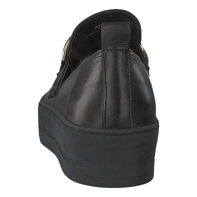 Gold Chain Slip On Parma Nero