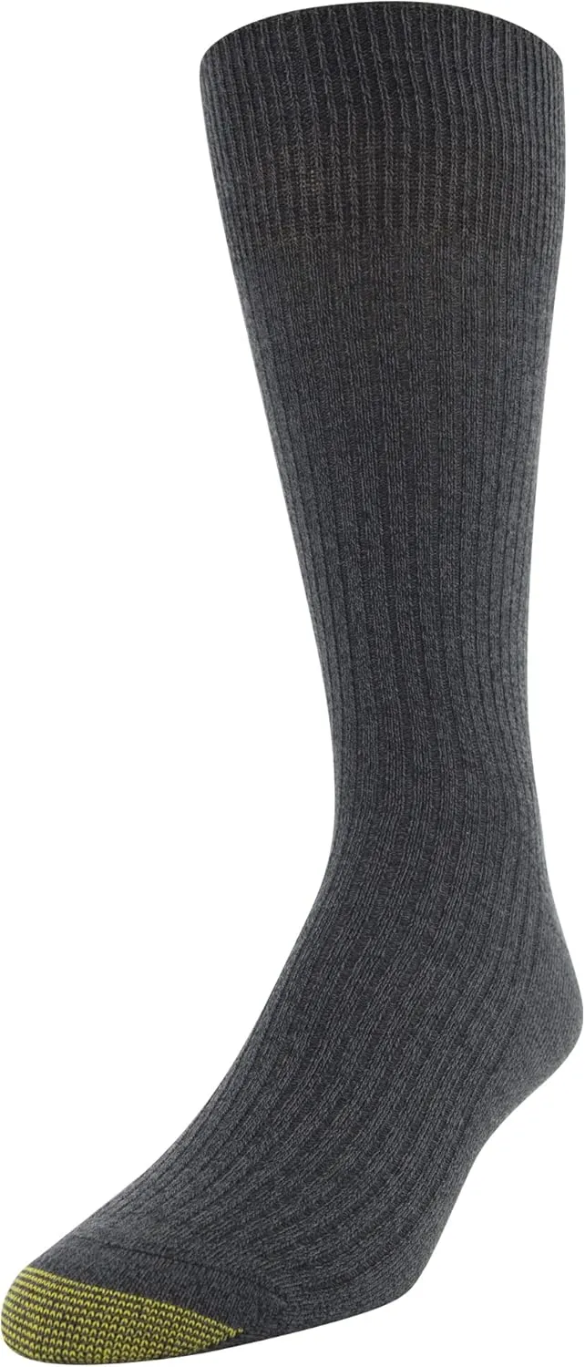 GOLDTOE Men's Stanton Crew Socks, Multipairs