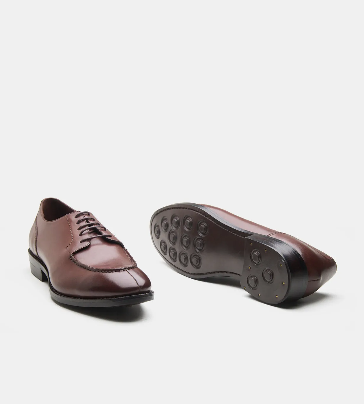 Goodyear Welted Brown Split Toe Derby
