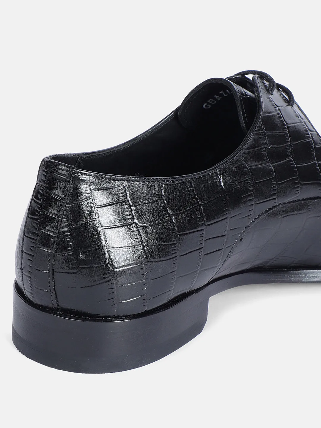 Gordon And Bros Black Men Derby Lace Up Shoes