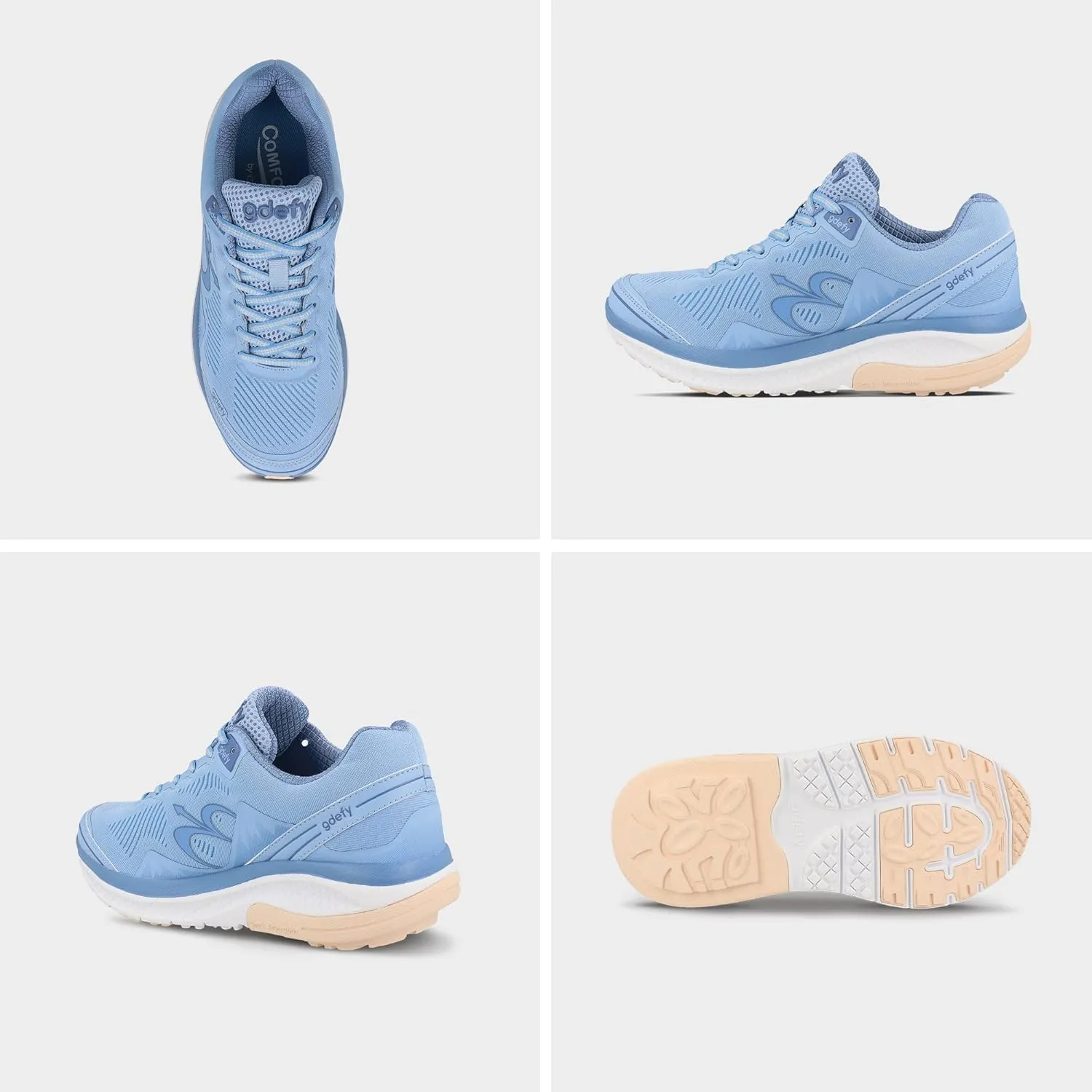 Gravity Defyer G-DEFY Mighty Walk Women's Orthopedic Walking Shoe with VersoShock Technology - Style1
