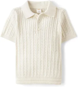 Gymboree Boys' and Toddler Short Sleeve Knit Sweater Polo Shirt