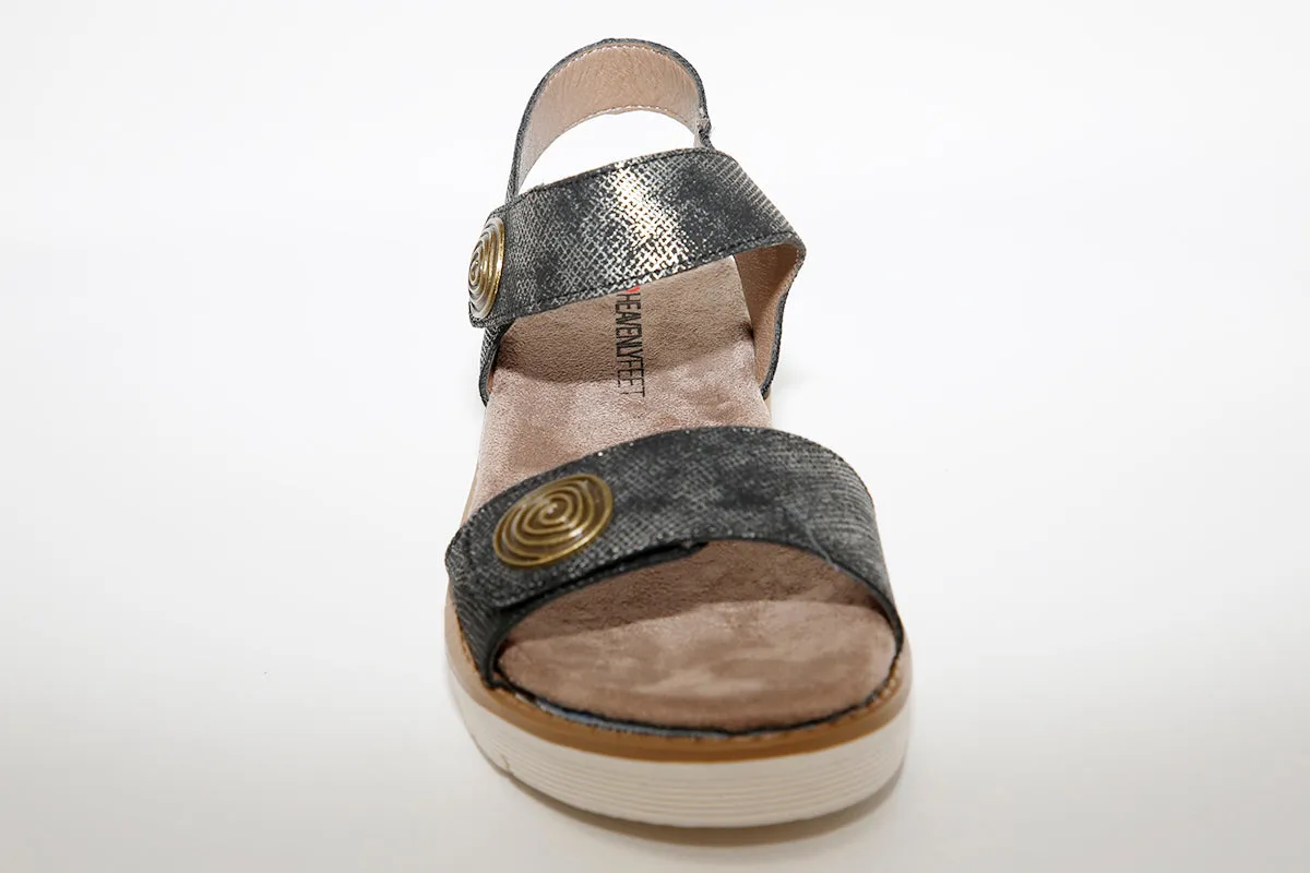 HEAVENLY FEET - Caroline Black Sandal