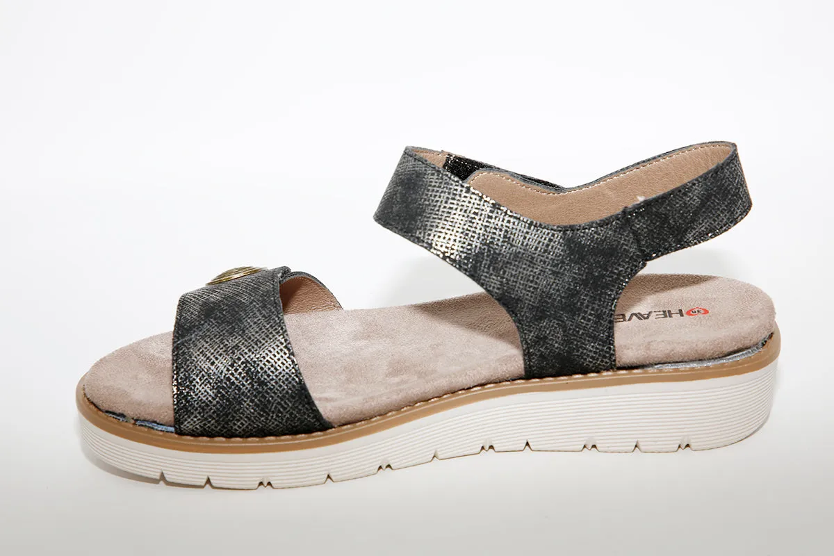 HEAVENLY FEET - Caroline Black Sandal