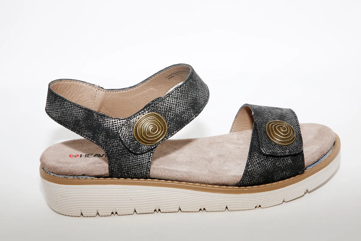 HEAVENLY FEET - Caroline Black Sandal