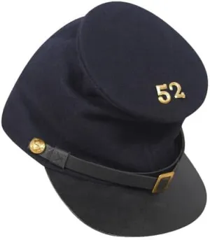 Heritage Robe US Civil War Men's Forage Union 52nd Massachusetts Volunteers Wool Kepi Relive History with Authentic Elegance