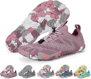 Hike Barefoot Shoes Women Men Wide Toe Box Zero Drop Footwear Lightweight Hike Shoe Non-Slip Grounded Shoes Women for Outdoor Trail Running Walking Weightlifting