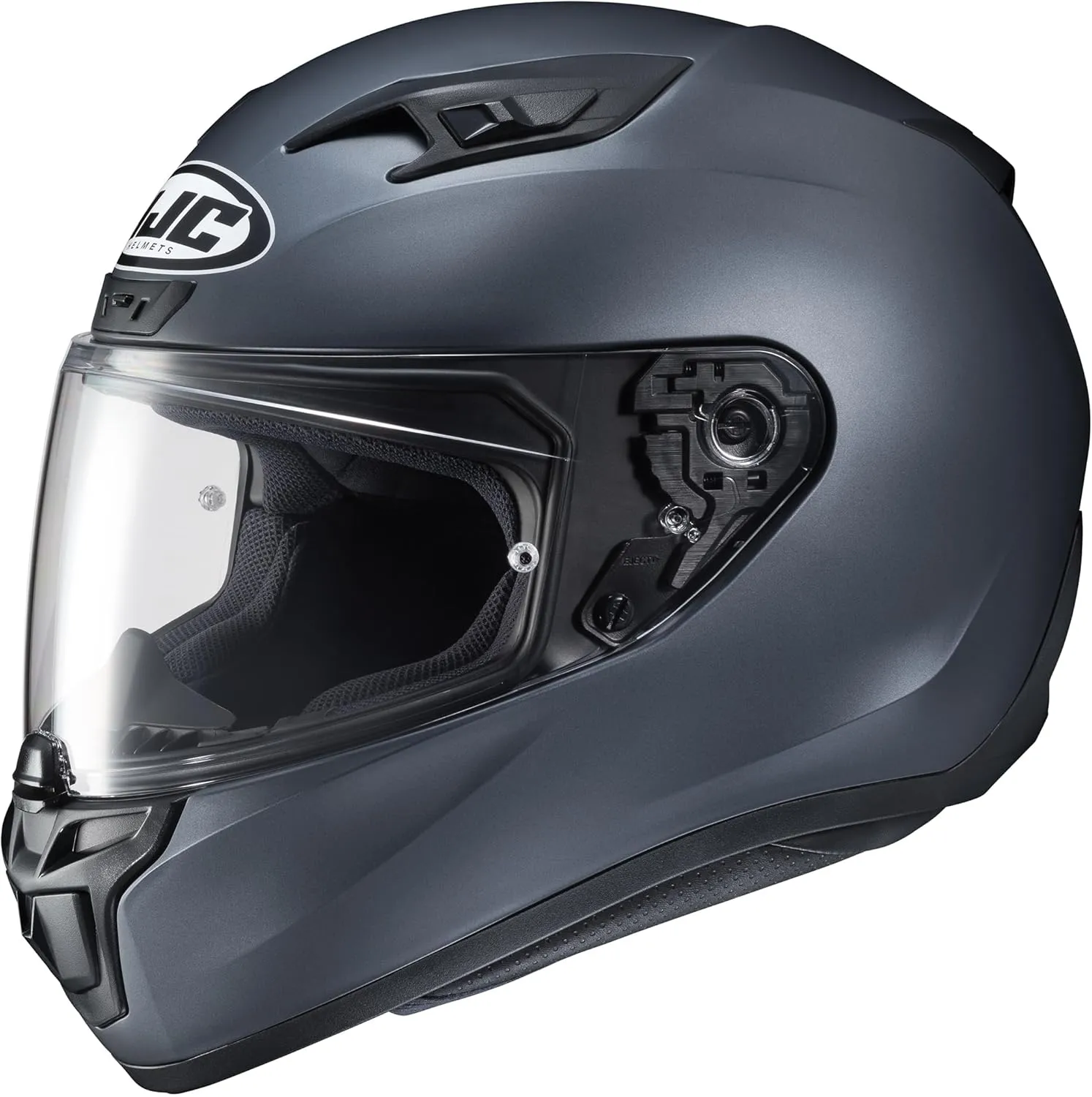 HJC i10 PLUS Solid Natural Motorcycle Helmet, DOT Approved (Semi Flat Anthracite, XXXX-Large)