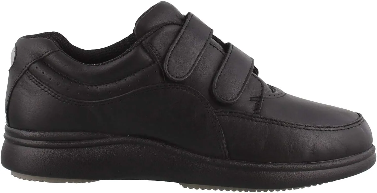 Hush Puppies Women's Power Walker II Loafer, Black Leather, 6 M US