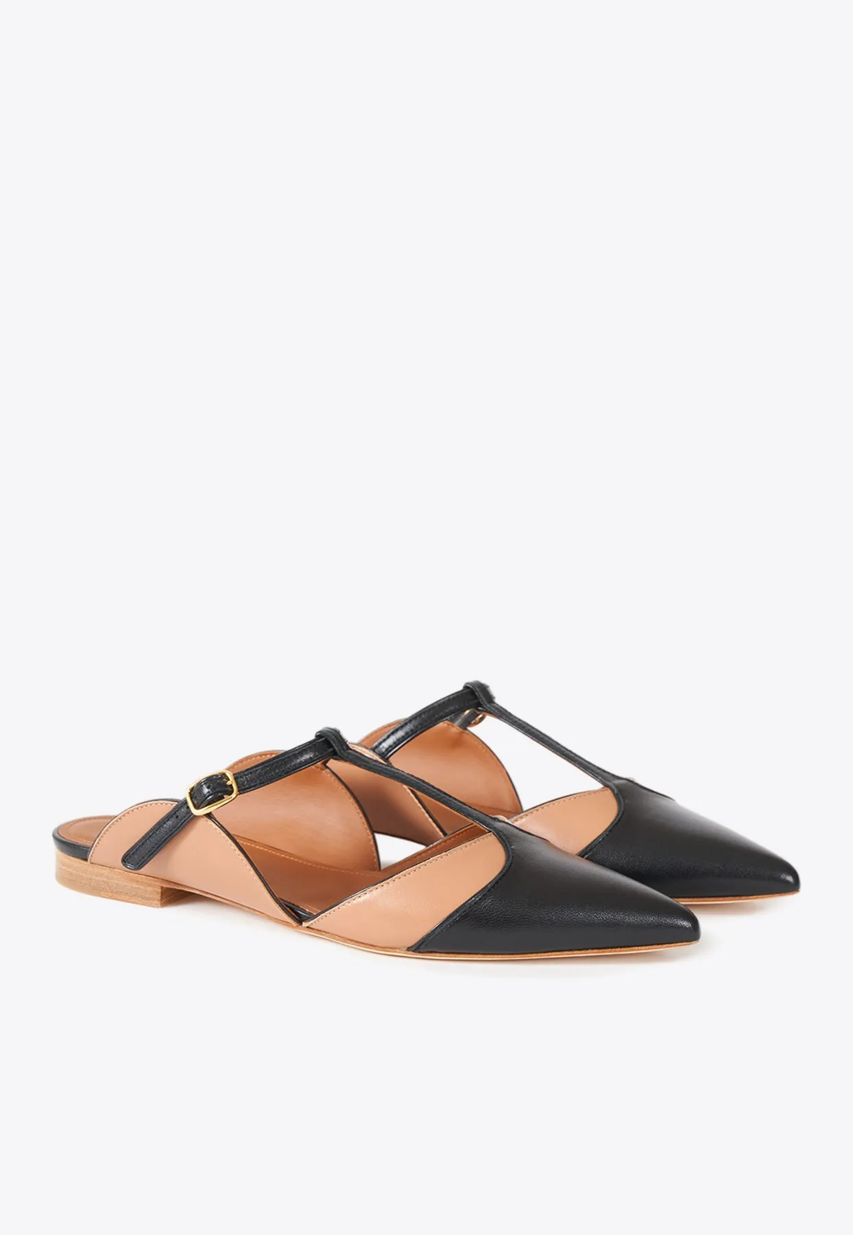 Imogen Leather Flat Mules