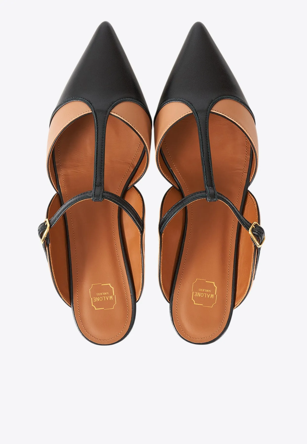 Imogen Leather Flat Mules