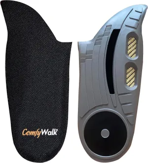Insoles with our famous OPTRON material, Accepted by The American Podiatric Medical Association, unique 6 patented design for amazing COMFORT and minimize pain (Mens)