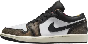 Jordan mens Air 1 Low SE Shoes, Black/White Onyx-white-sail, 9