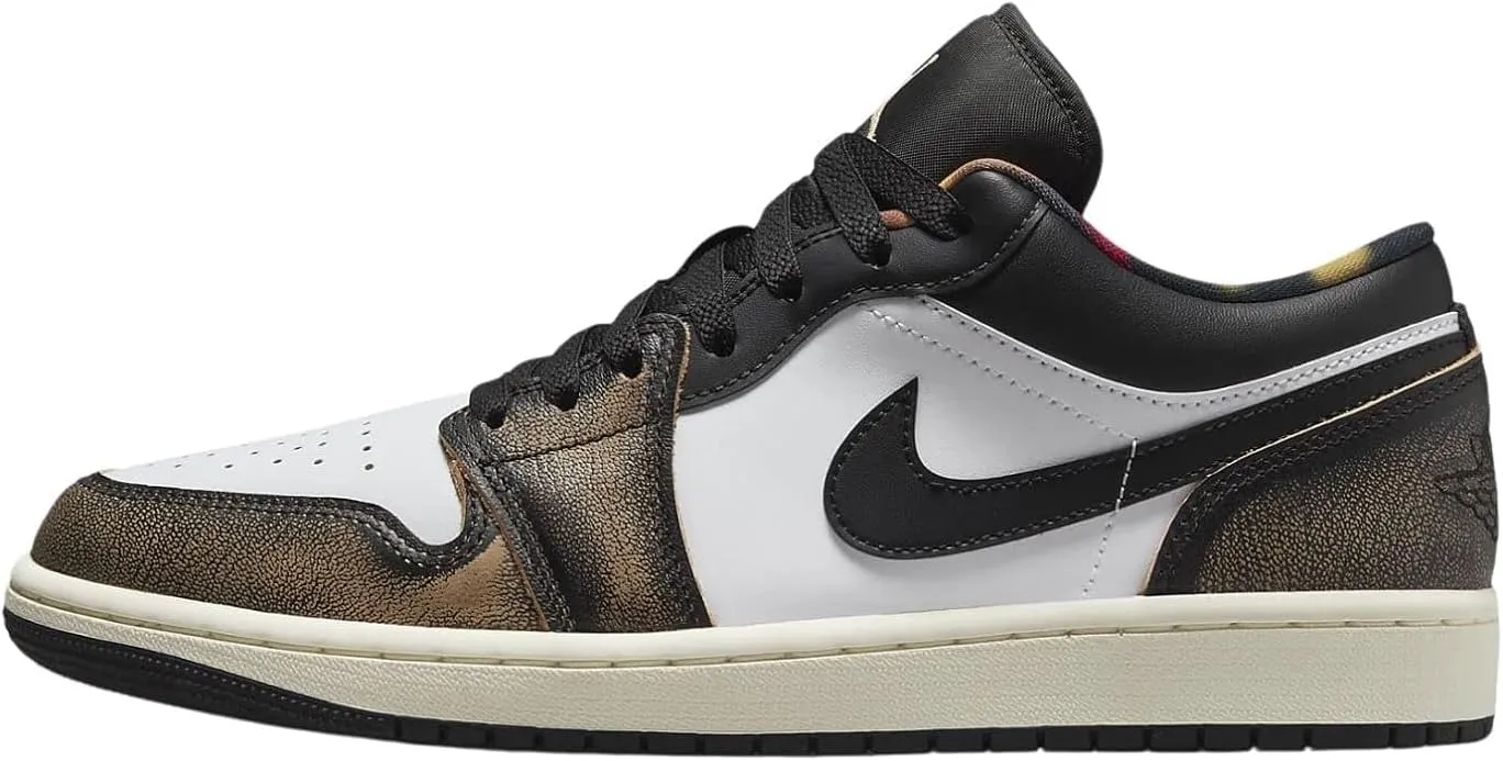 Jordan mens Air 1 Low SE Shoes, Black/White Onyx-white-sail, 9