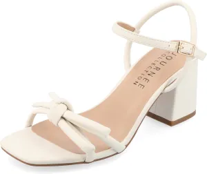 Journee Collection Womens Meryl Bow Block Heel