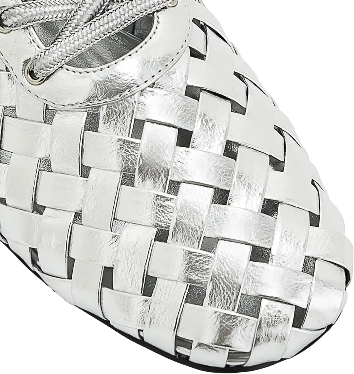 JW PEI Women's Kayla Weave Strap Flat Shoes