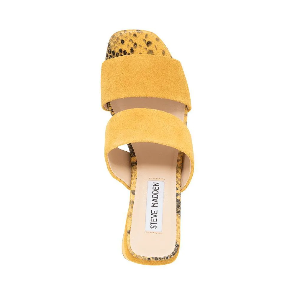 Keline Sandal YELLOW SUEDE