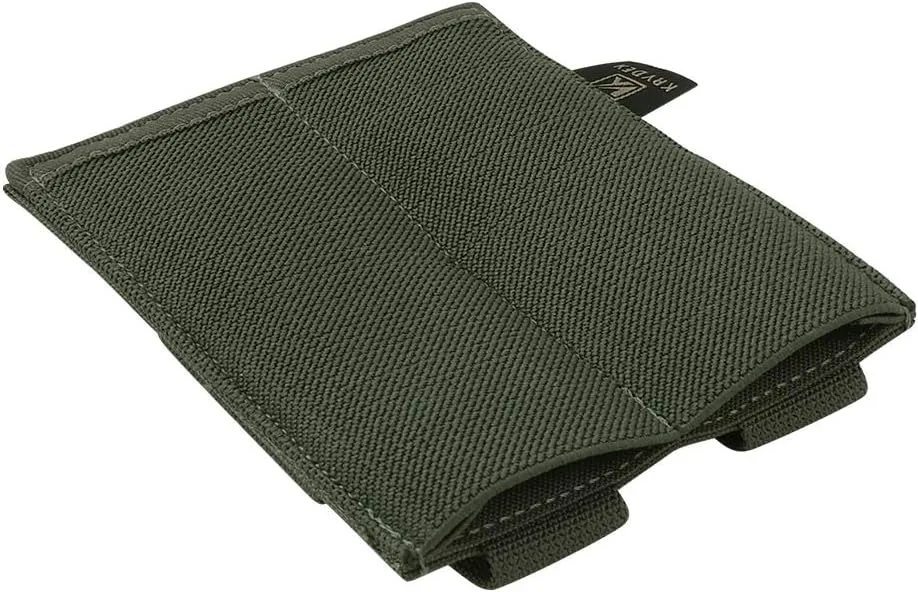 KRYDEX Molle Double Pistol Mag Pouch Speed Pistol Magazine Holder for 9mm .45 .40 Magazine