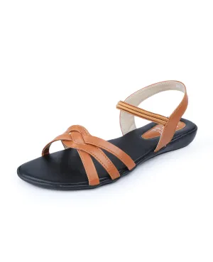 Ladies Flat Sandal 09628