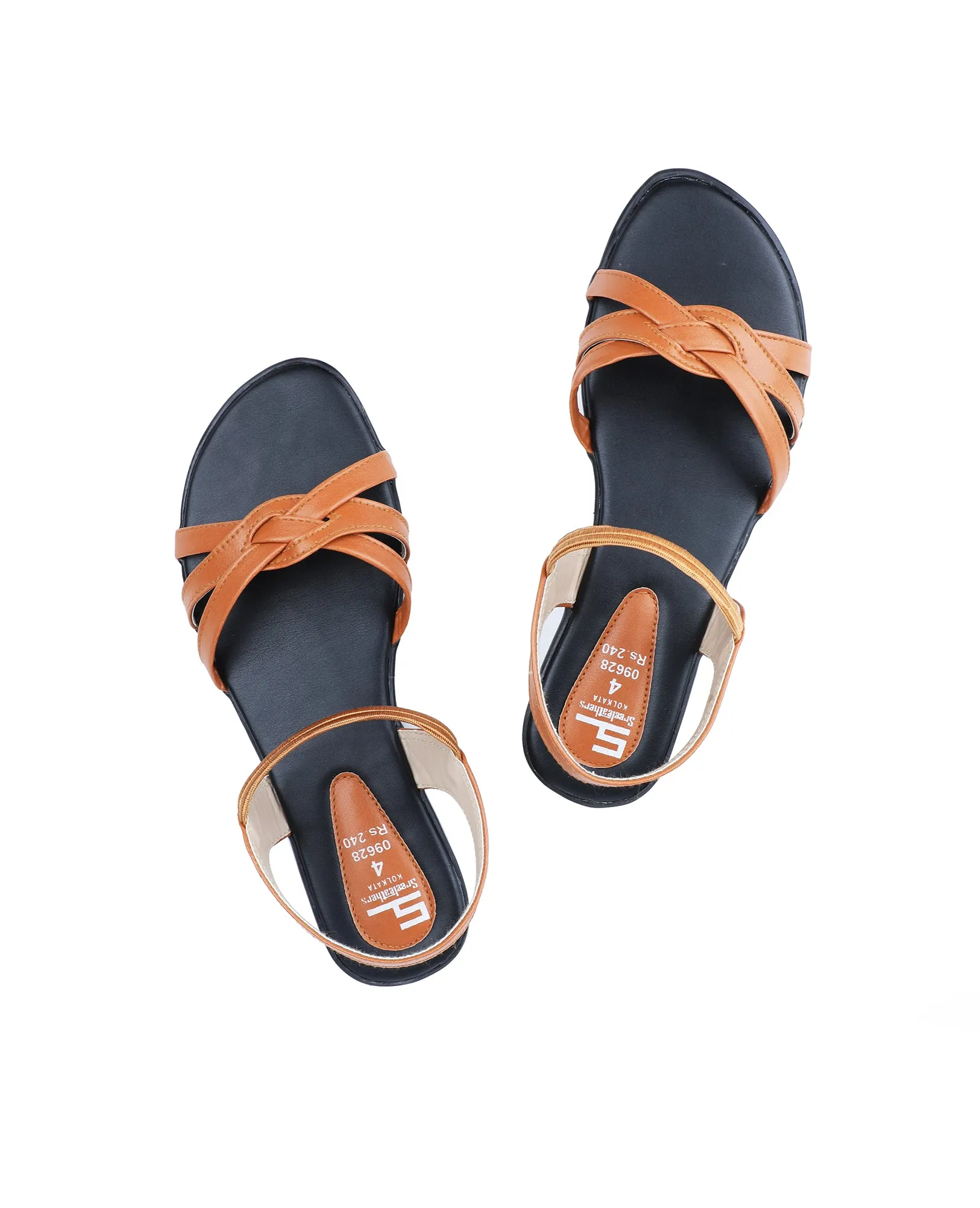 Ladies Flat Sandal 09628
