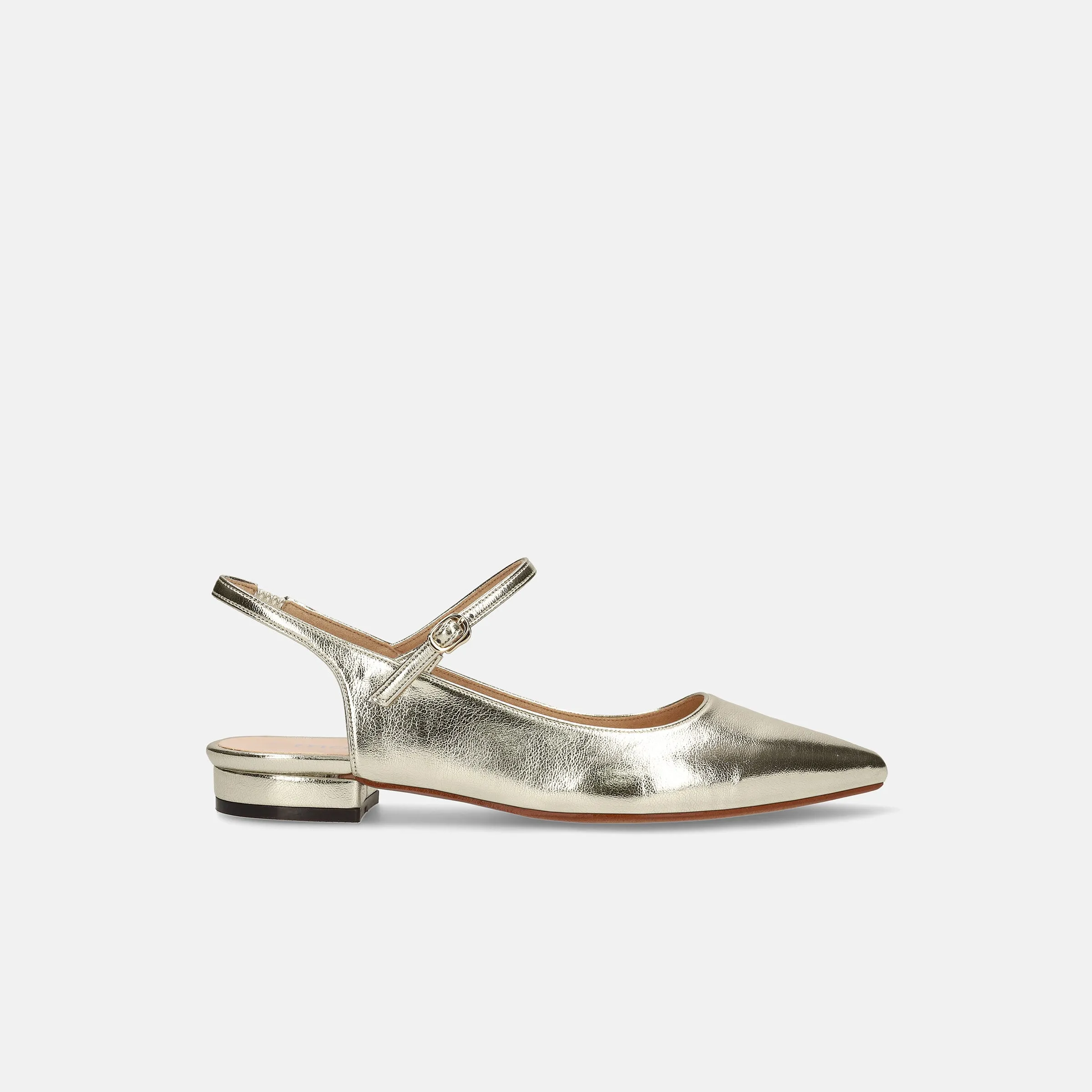 Last one 50% off: 2024SS: Double strap flat sandals (m17031) gold