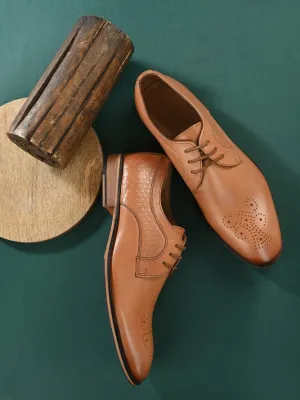 Leather Brogue Lace Up Shoes